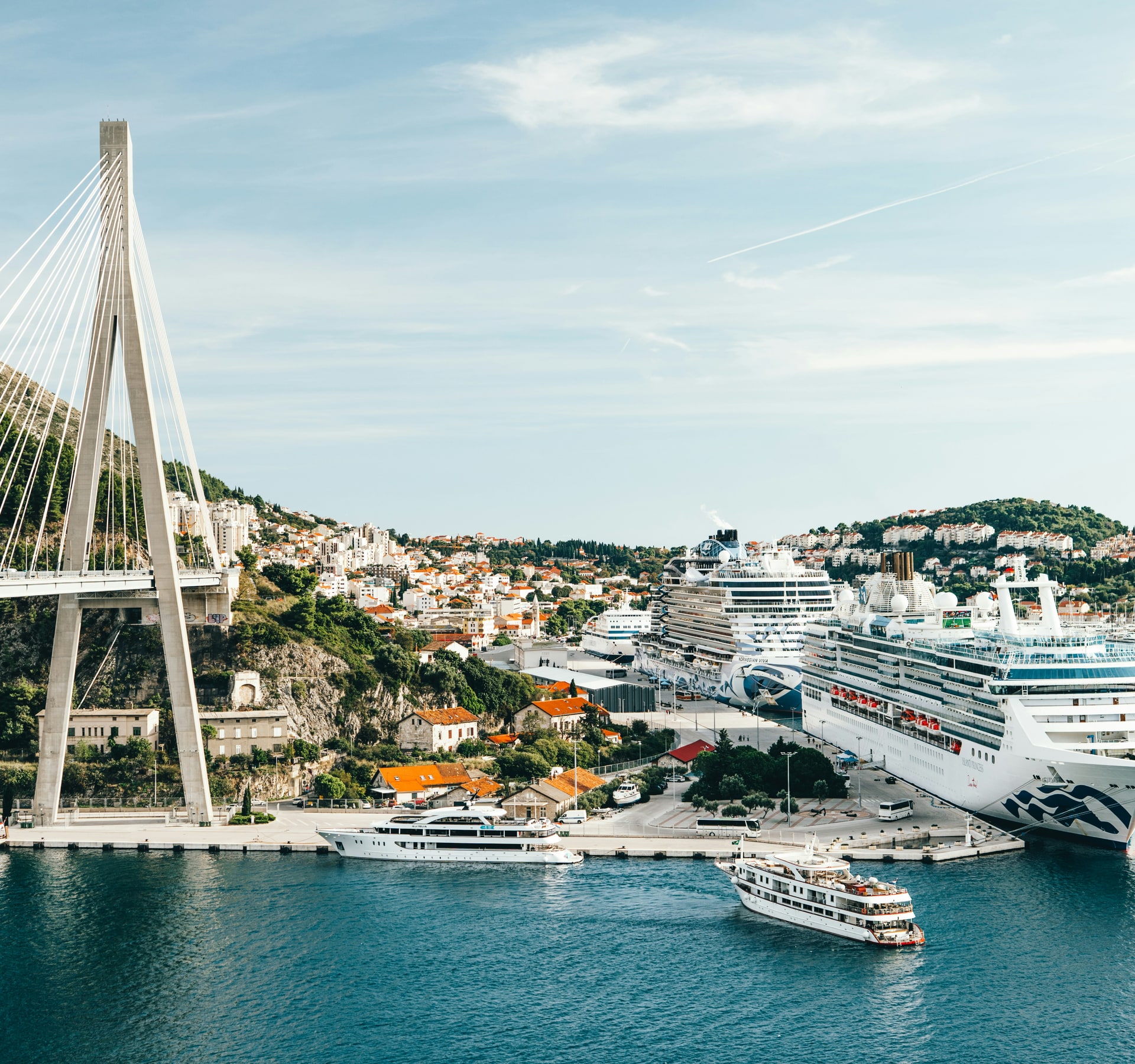 Dubrovnik cruise port for chauffeur pickups in Croatia
