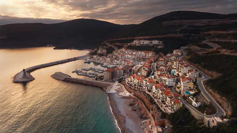 Bay of Kotor for cross-border private transfers from Croatia