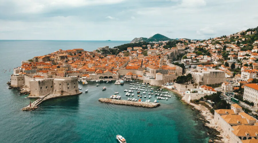 Dubrovnik old town and the Adriatic on a private day tour from Split